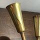 Five-branch wall sconce in brass, 1950s.