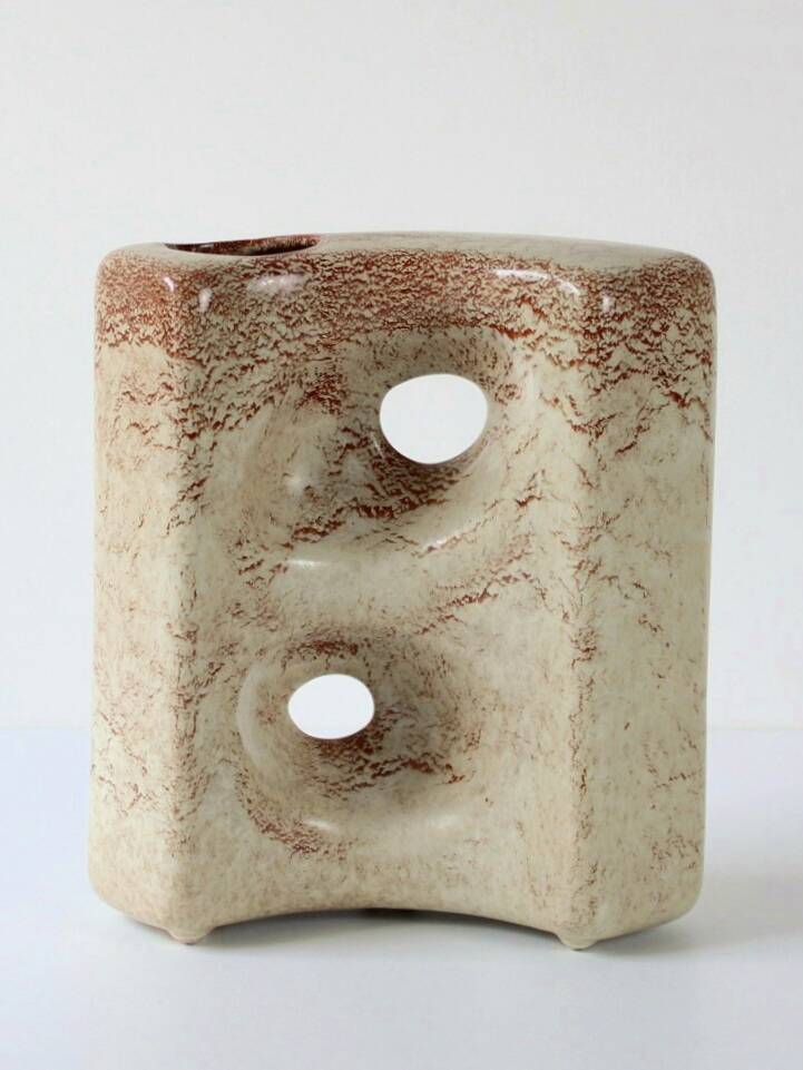 1970s ceramic vase, Roberto Rigon for Bertoncello