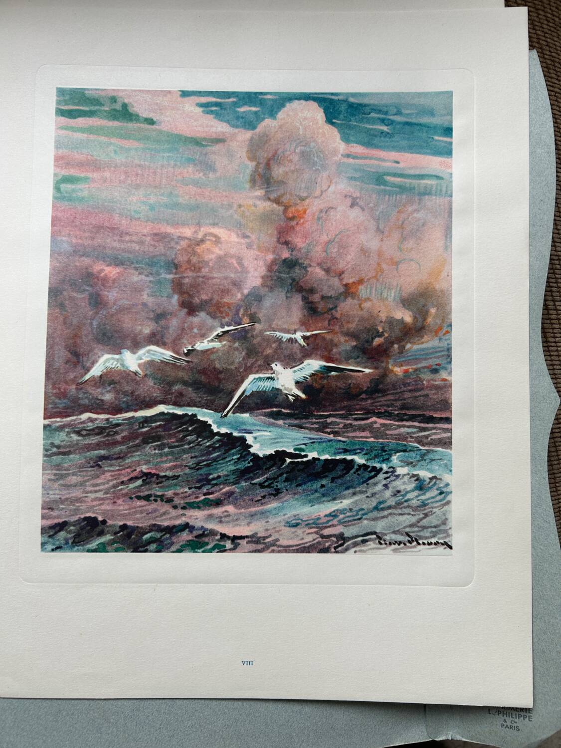 Eaux-fortes de Pierre Fleury « visages de la mer »