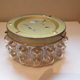 Amber glass bubbles ceiling lamp