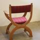 Vintage 1960s Brutalist Kurul Armchairs in Oak - style of Henning Kjærnulf