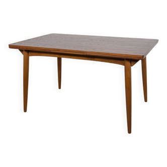 Table à manger en chêne extensible danois du milieu du siècle, années 1960