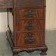 Thomas Chippendale Revival desk with a leather top
