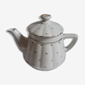 Old Sultana ivory/gold teapot