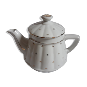 Old Sultana ivory/gold teapot