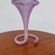 Old blown glass cornucopia vase