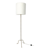 Brass floor lamp, circa 1940