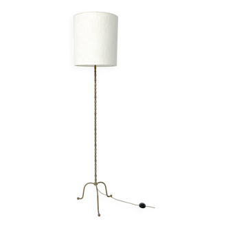 Brass floor lamp, circa 1940