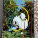 Vintage screen-printed advertising mirror