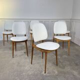 Six Baumann chairs 1950 "Pégase"