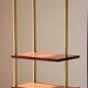 Illuminated Room Divider - Rosewood & Brass