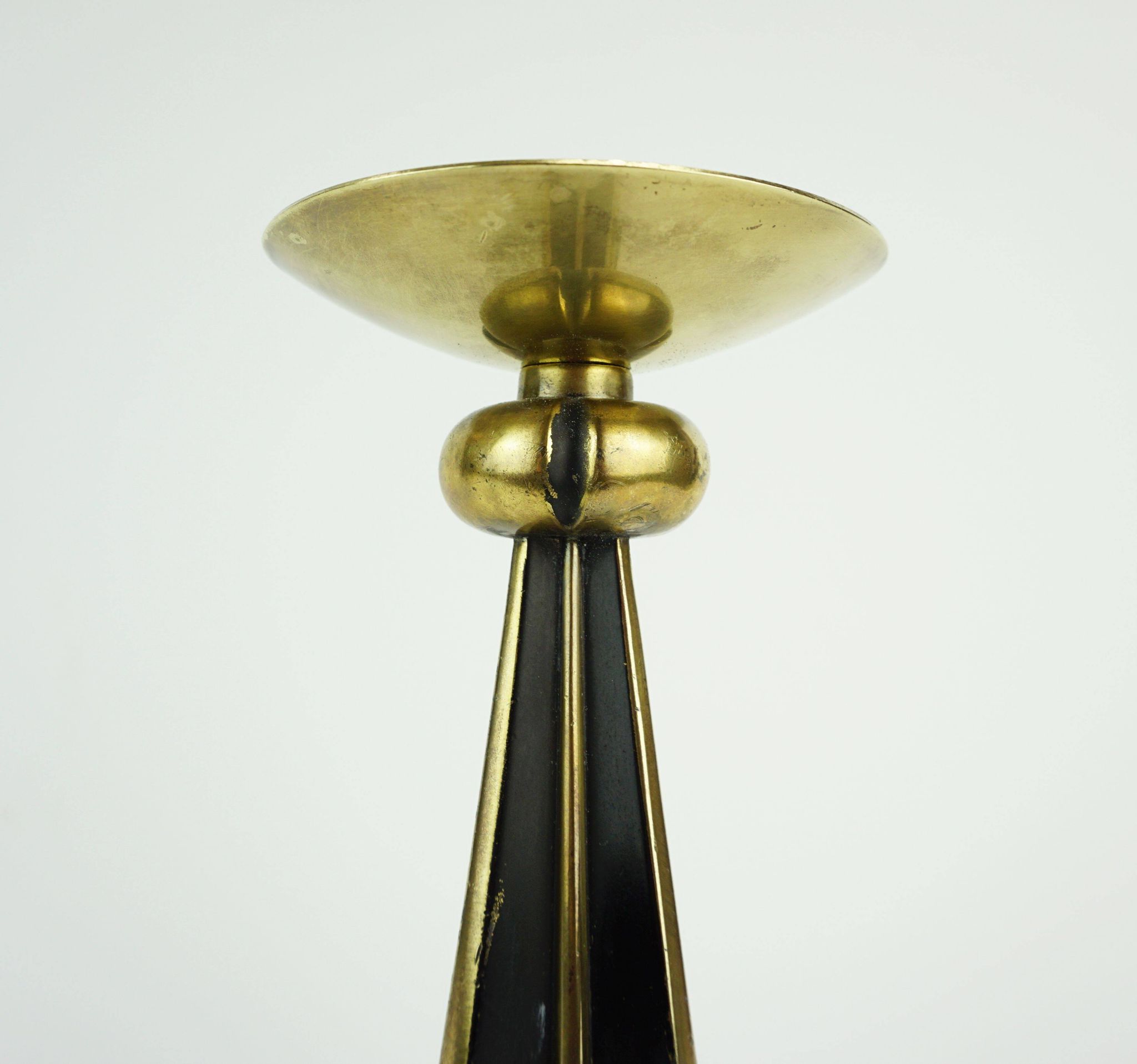 1950s mid century candle holder klaus ullrich faber & schumacher