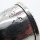 Sterling silver eggcup