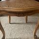Two caned chairs