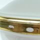 Chandelier 1920 opaline and frosted glass brand bag paris