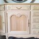 Low buffet in renovated solid cherry wood – Reinterpreted Louis XV style – 250 cm