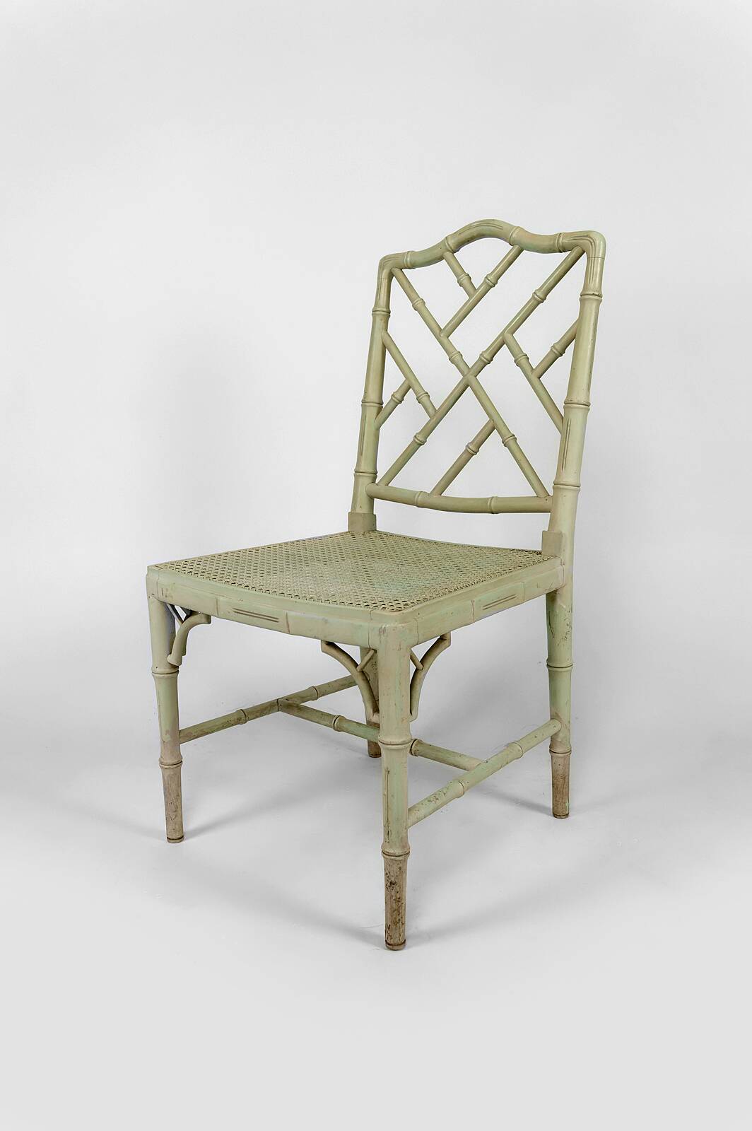 Set of 3 Japanese-style chairs, France, circa 1900