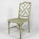 Set of 3 Japanese-style chairs, France, circa 1900