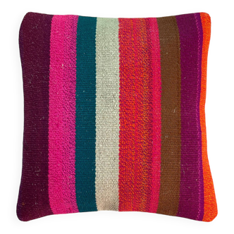 HOUSSE DE COUSSIN KILIM TURC VINTAGE, 40 X 40 CM