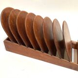 Wooden display stand, magazine rack