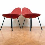 Set of Italian mid-century cocktail chairs, 1963.