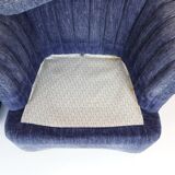 Pair of velvet armchairs "dux"