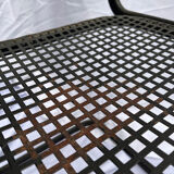 2 chaises métal