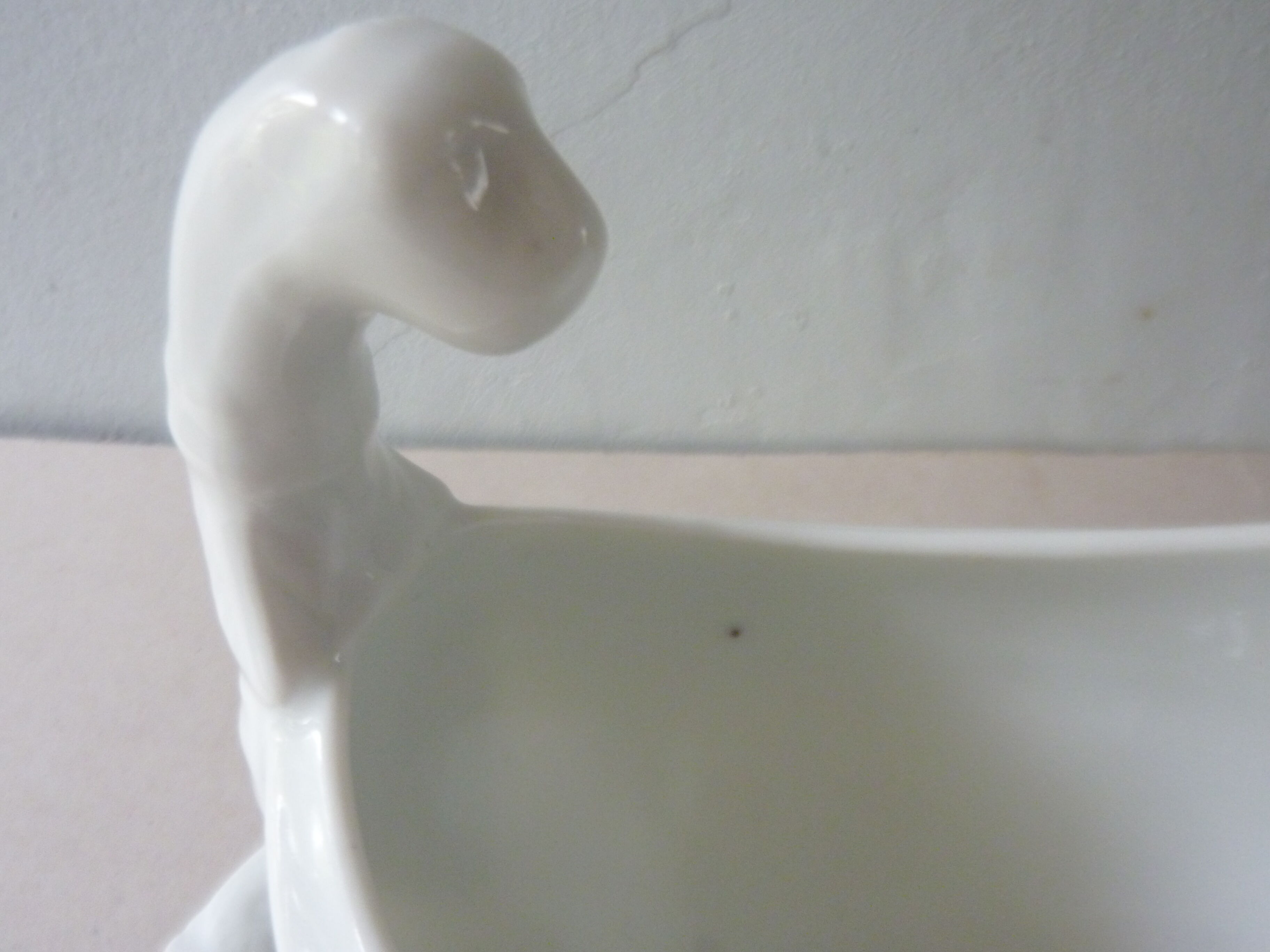 White porcelain saucière, Empire style