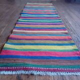 Handmade Indian Kilim 200x64cm