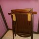 Teak wood coffee table, oval shape, folding boat style 1970