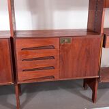 Mid-Century Modular Bookcase by Edmondo Palutari for Dassi, Italy, 1950s