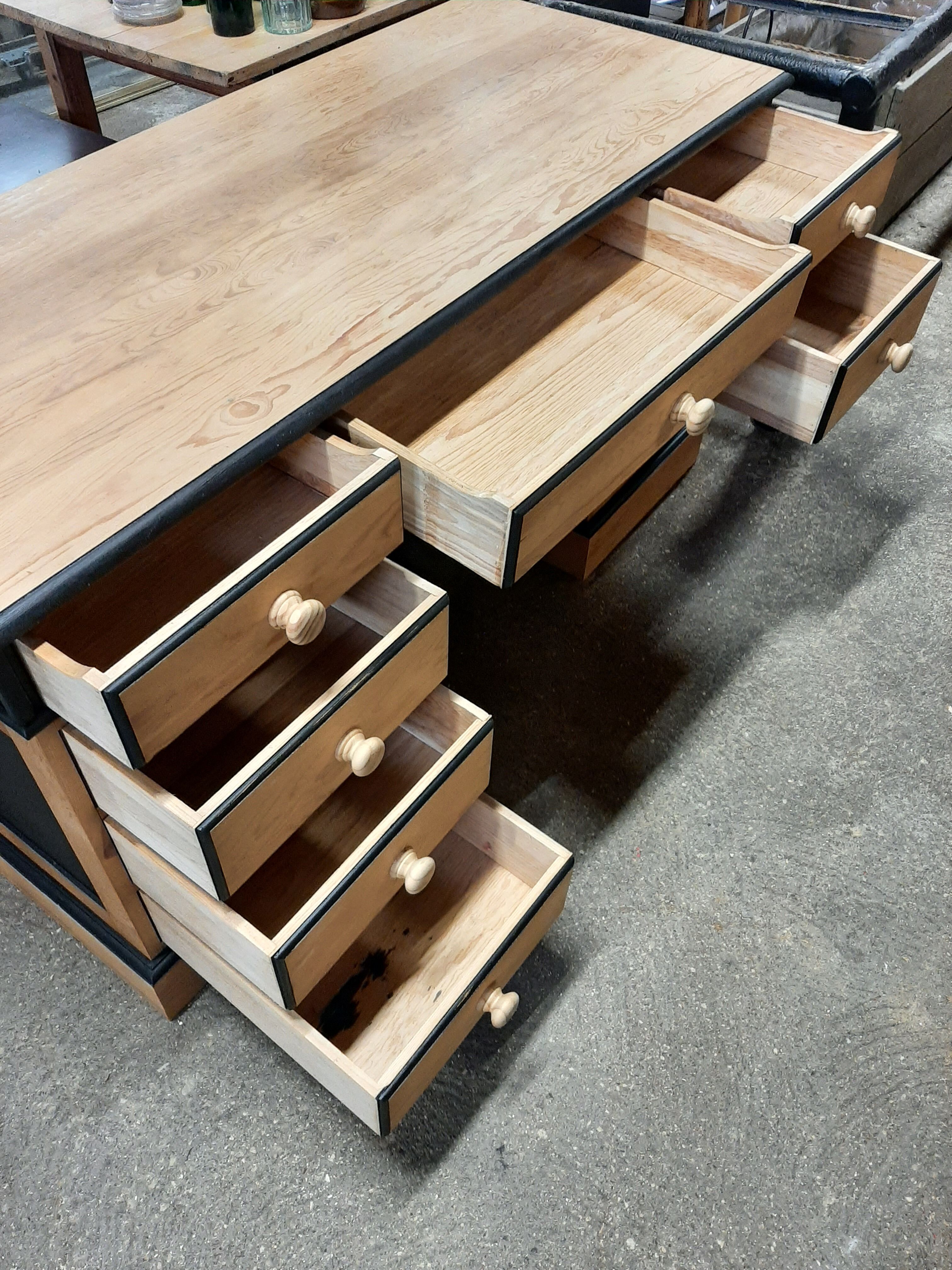 Solid pine desk