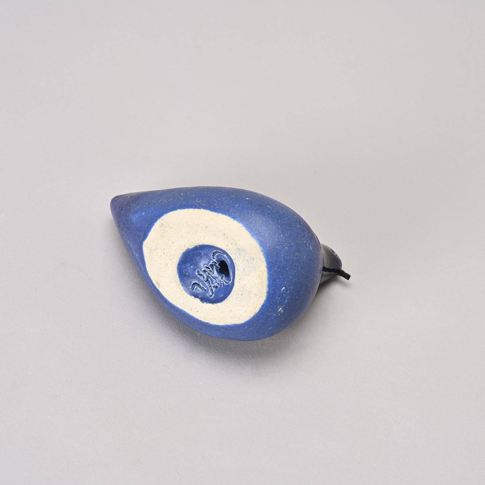 Set of two ceramic birds, Gérald Olivier, Switzerland circa 1970