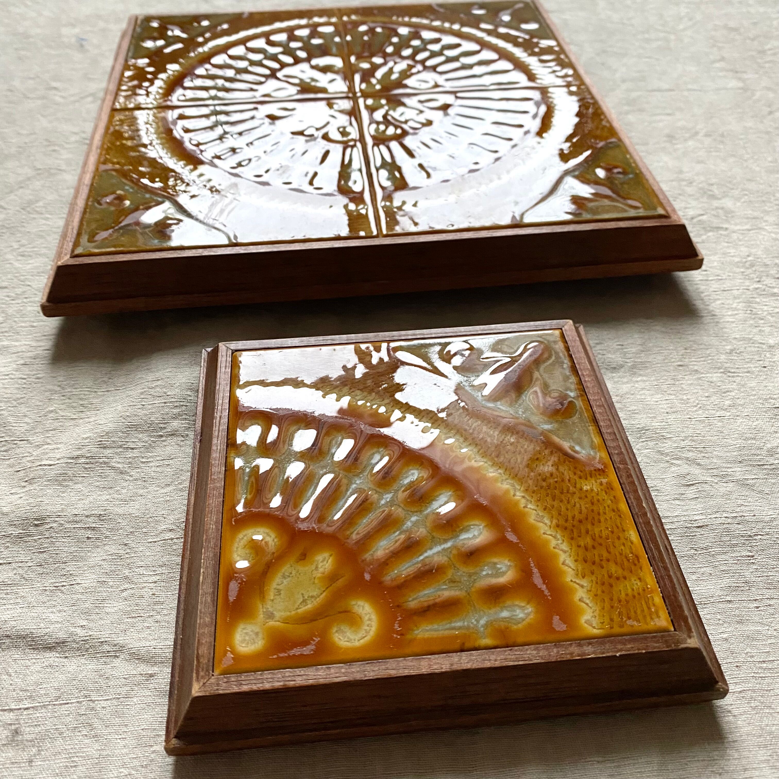 Vintage ceramic trivet