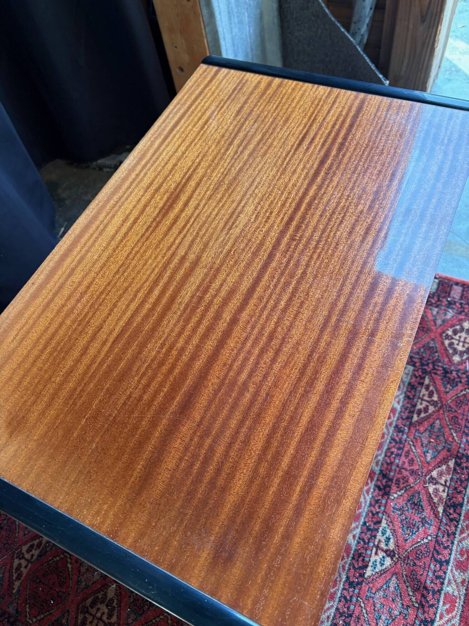 Vintage mini bar in wood and metal – 1950s/60s