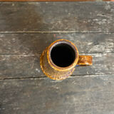 Brown ceramic vase West Germany, 1960s