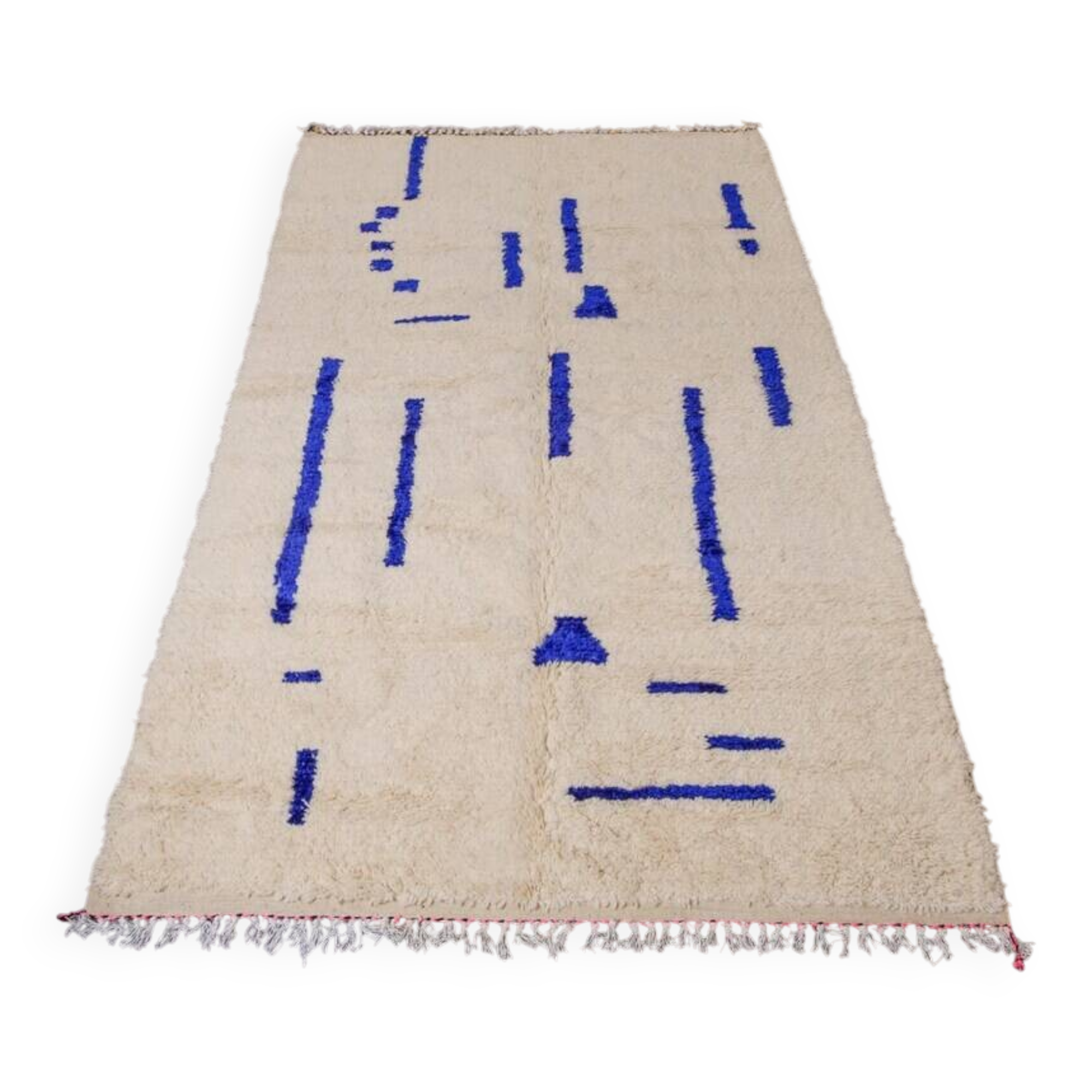 Handmade Moroccan decorated rug 250cm x 150cm