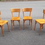 Set of 4 Baumann bistro chairs