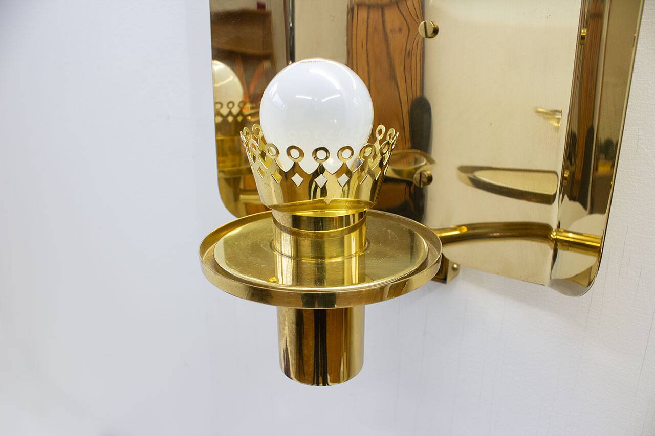 Pair of sconces wall lamp by Hans-Agne Jakobsson model V-222, Sweden