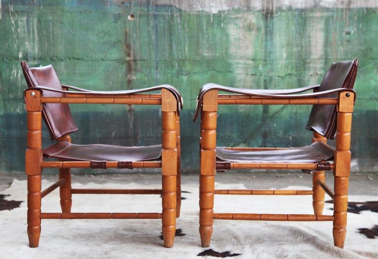 Mid-century chair pair