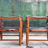 Mid-century chair pair