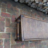 Rattan coffee table and canning