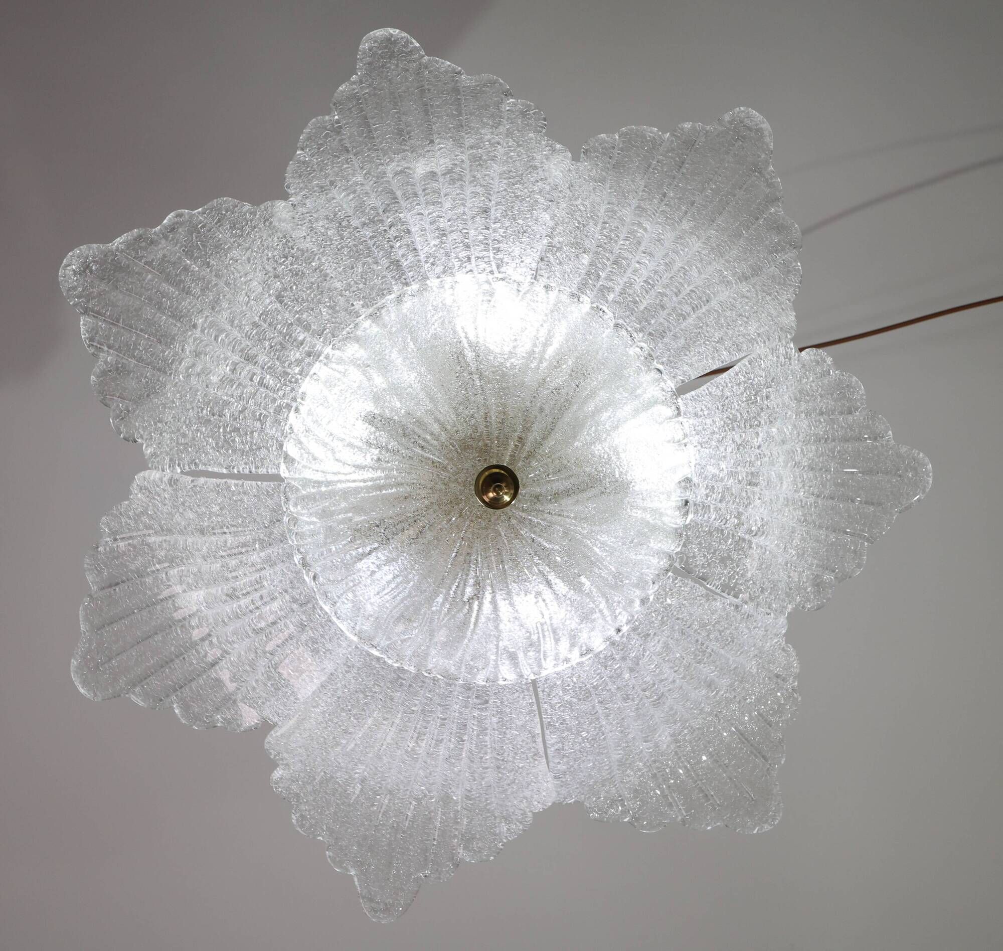 Honolulu, Midcentury Italian Murano Glass Pendant, 1970s
