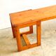 Edvin Helseth pine bench model Trybo, for the Trysil ski resort, Norway, 1964