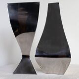 Michael Aram - Set of two 1st edition stainless steel vases