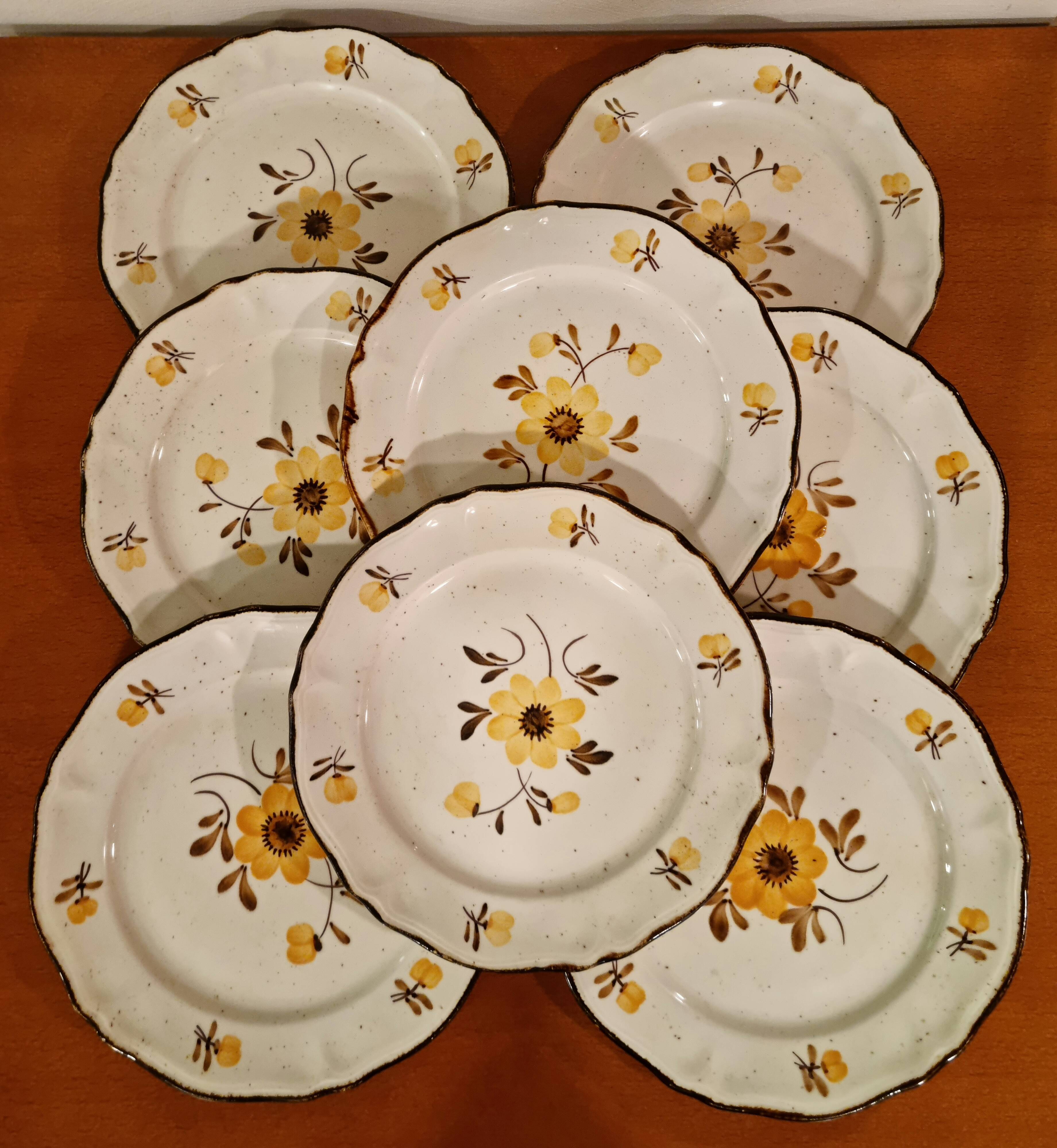 Set de 8 assiettes