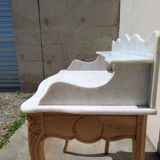 Toilet table, marble top