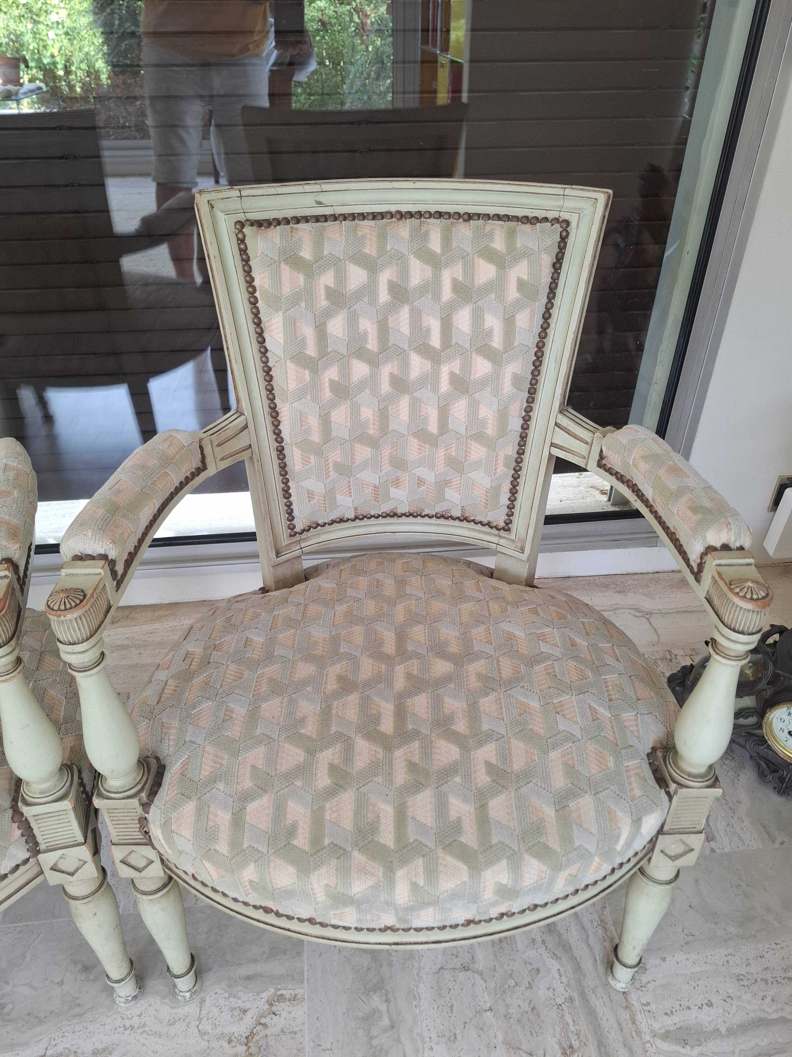 Set of 4 armchairs