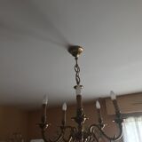 Brass chandelier 5 branches