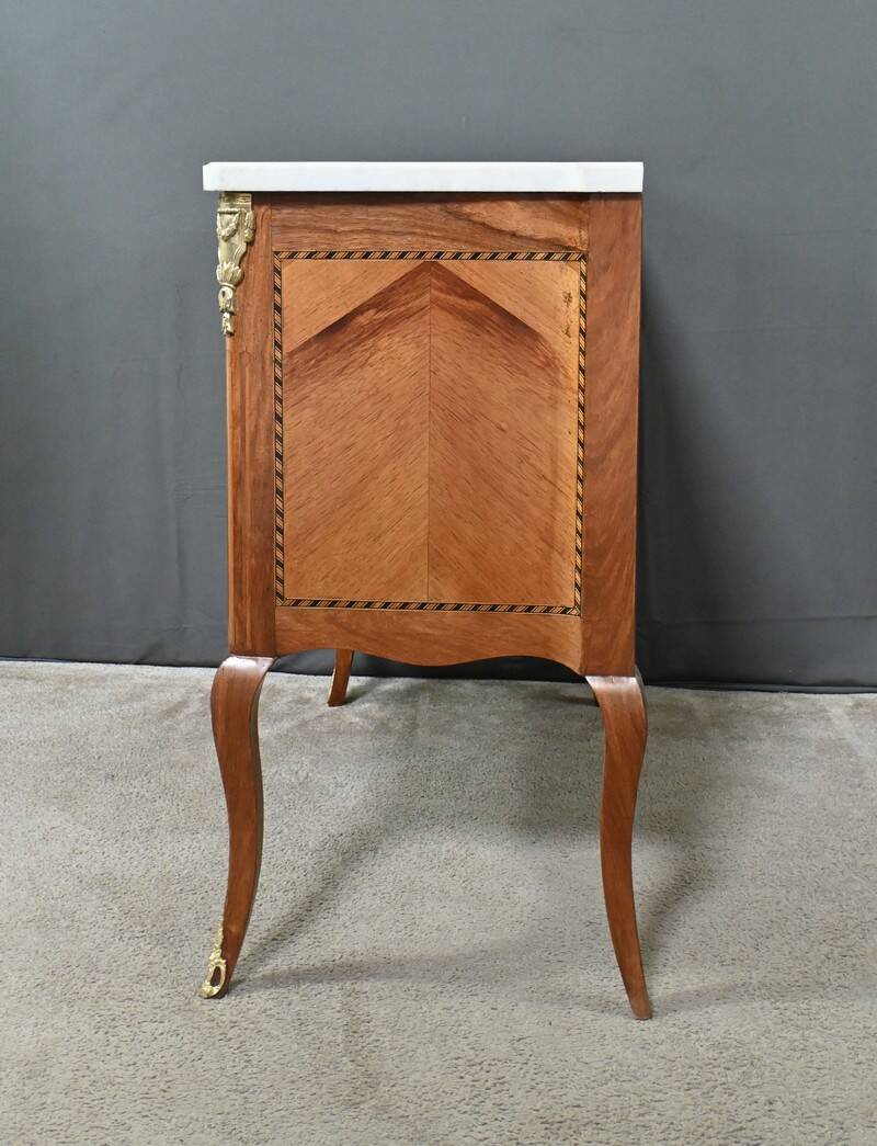 Petite Commode en Acajou, style Transition Louis XV / Louis XVI – Début XXe